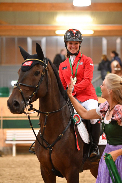 Grand Prix-Siegerin Jörne Sprehe und Stakki´s Jumper. Foto: Horse Sports Photo
